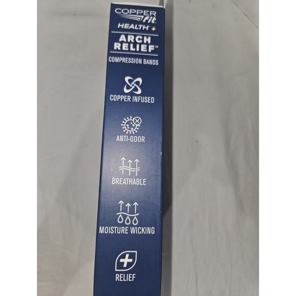 Copper Fit Arch Relief Compression Bands, Professional Grade Orthopedic Support - Picture 3 of 4